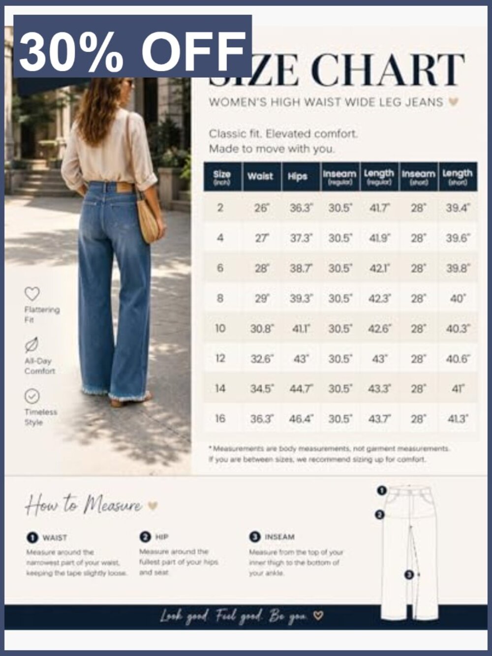 High Rise Straight Leg Jeans Raw Hem Tummy Control Stretchy Denim Pants Trendy - Picture 6 of 7